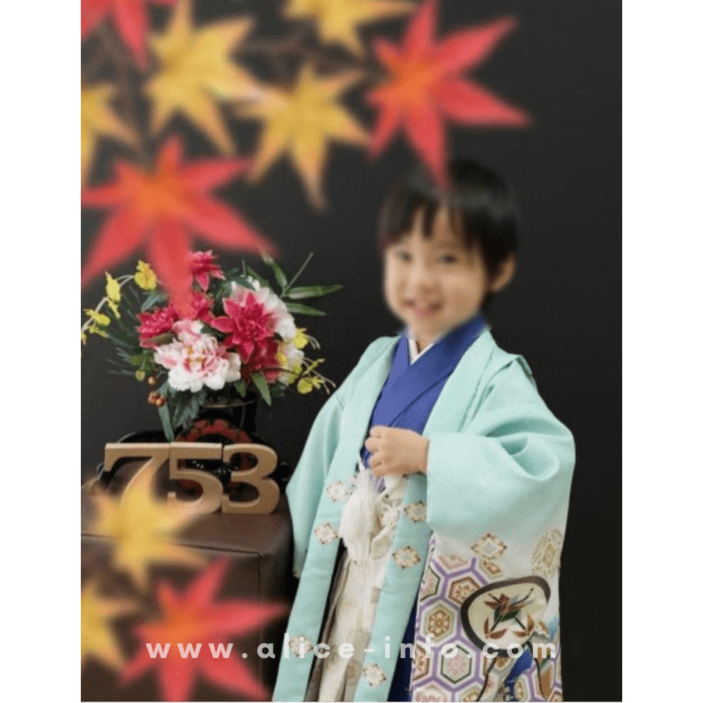 スタジオアリスで撮影した3歳男の子の七五三の写真